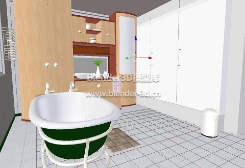 现代澡盆淋浴洗手间盥洗室