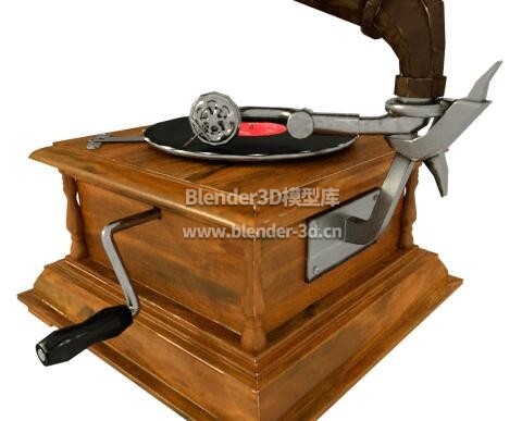 古董留声机唱片机