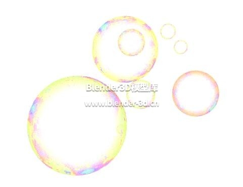 五彩肥皂泡泡气泡
