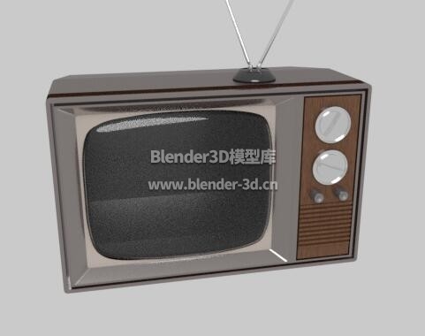 老式天线电视机