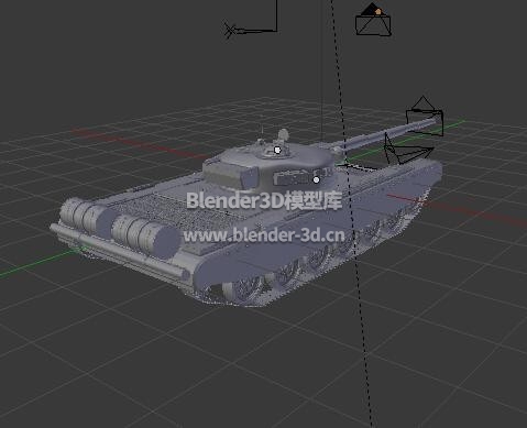 T-72坦克白模