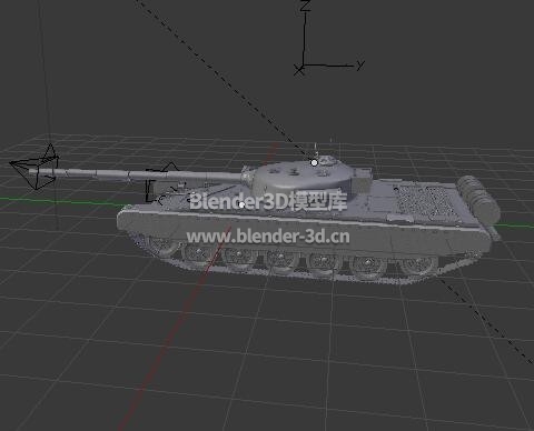 T-72坦克白模