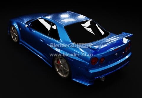 日产Skyline R34 GT-R跑车
