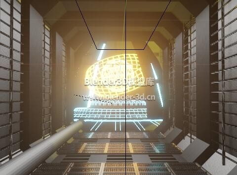 科幻科技走廊反应堆