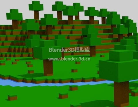 Minecraft我的世界平原草地形