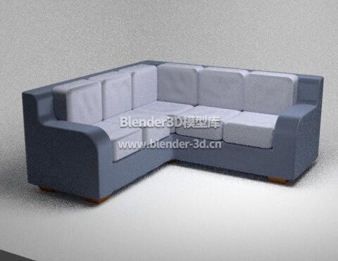 蓝灰色沙发