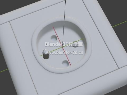 圆孔墙壁电源插座
