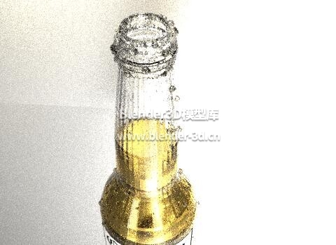冰镇玻璃瓶装啤酒