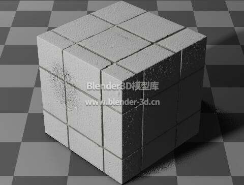 方形凹痕灰色石砖地板