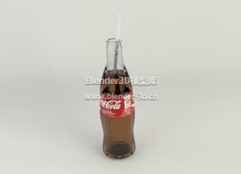 玻璃瓶装吸管可口可乐