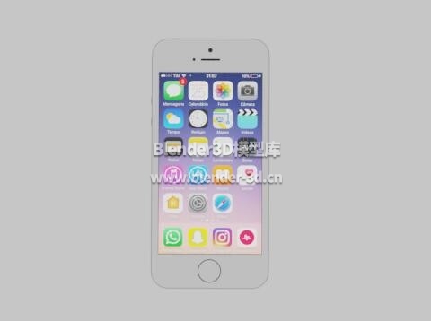 白色苹果iPhone5c手机