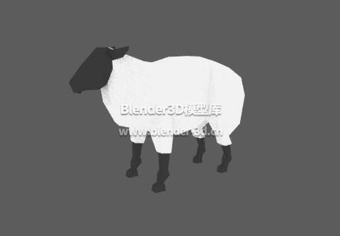 lowpoly rig绵羊