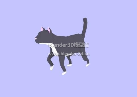 lowpoly rig猫