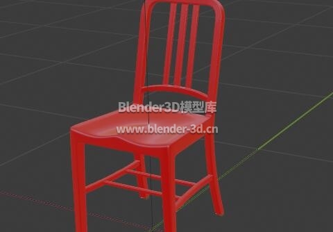 红色塑料靠背餐椅子