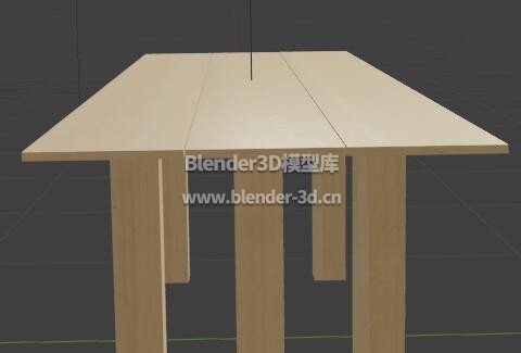 现代实木长条桌子