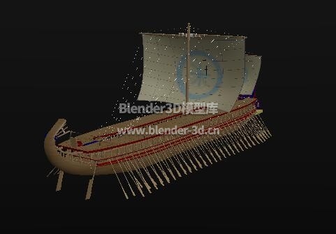 双列桨帆船