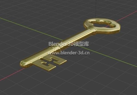 金色中世纪钥匙