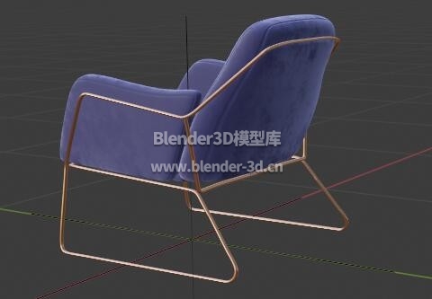 紫色天鹅绒椅子沙发