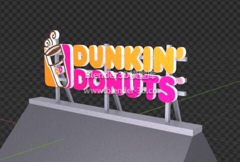 Dunkin' Donuts唐恩都乐招牌