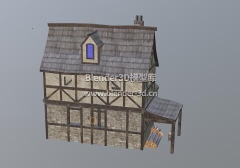中世纪铁匠铺2层房屋