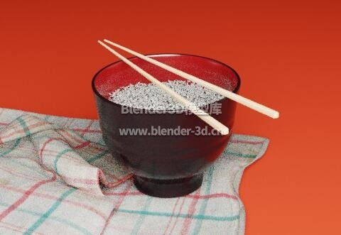 一碗米饭加筷子