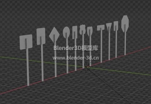 道路交通指示标识牌路牌路标