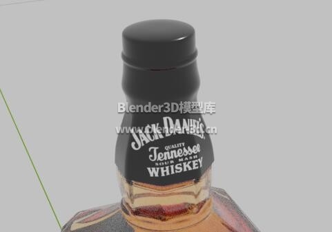 一瓶杰克·丹尼威士忌酒