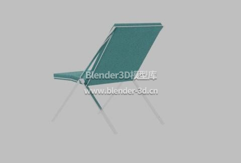 绿色折叠沙滩椅子