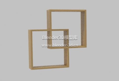 交错方格置物架搁板