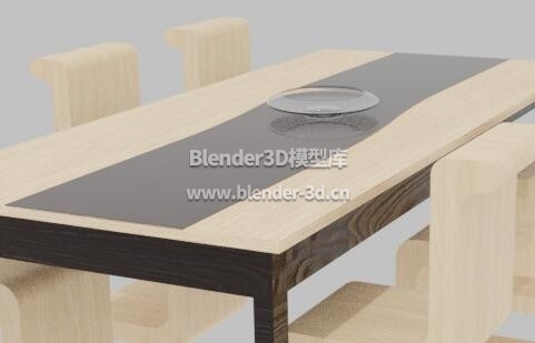 现代实木餐桌会议桌子椅子