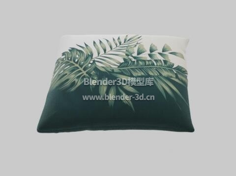 棕榈叶子方形枕头靠枕抱枕