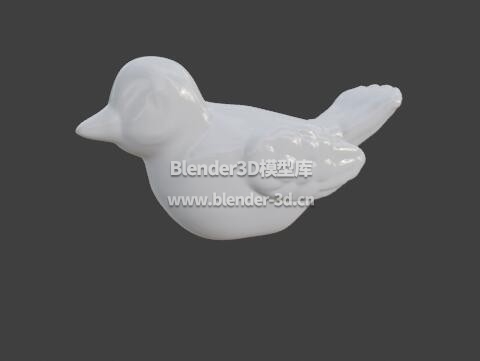 白色小鸟装饰雕塑