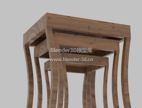 现代木桌套装