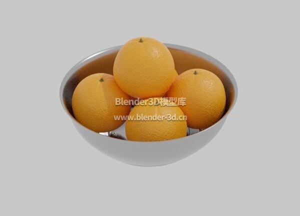 不锈钢碗装橙子桔子柑橘