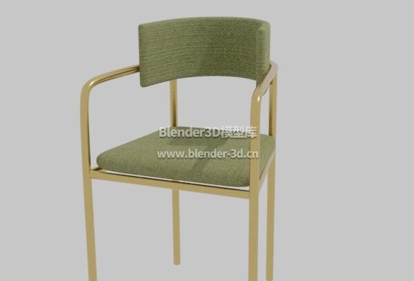 黄铜靠背椅子