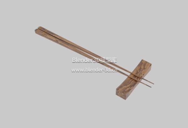 细长木筷子