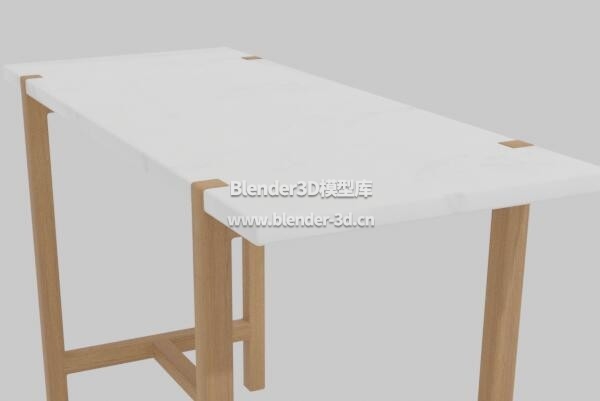 白色实木咖啡桌子