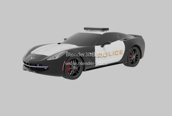 2018款雪佛兰Corvette警用汽车
