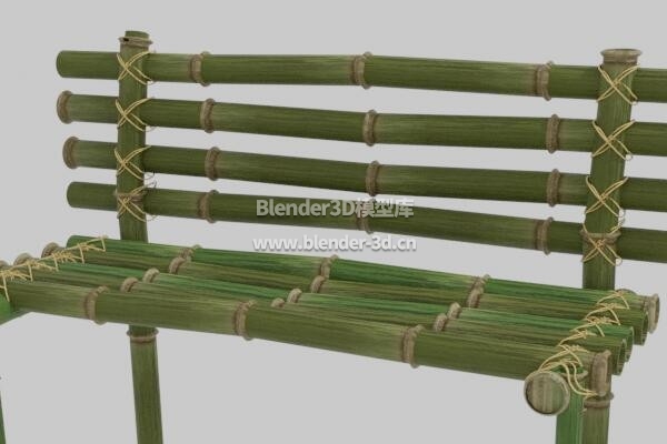 竹子长条椅子