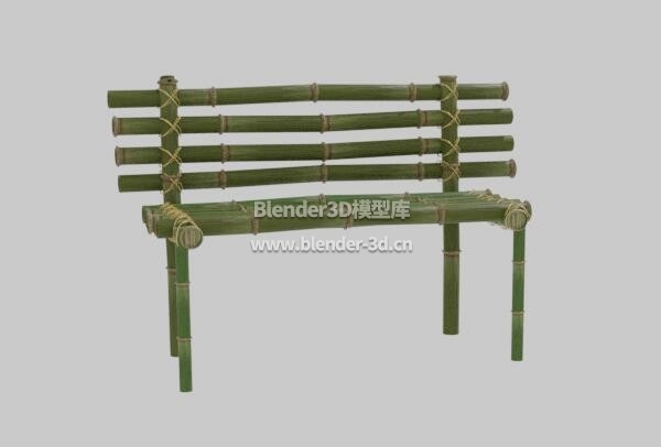 竹子长条椅子