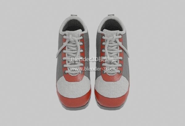 红灰运动鞋