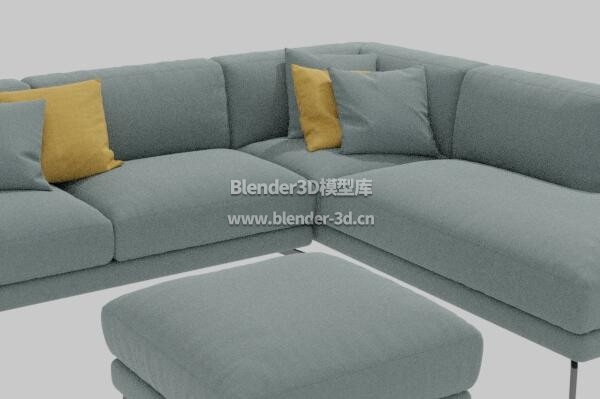 灰绿色沙发