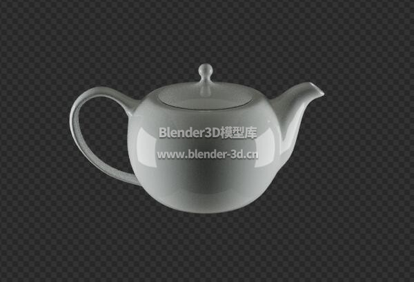 白瓷小茶壶