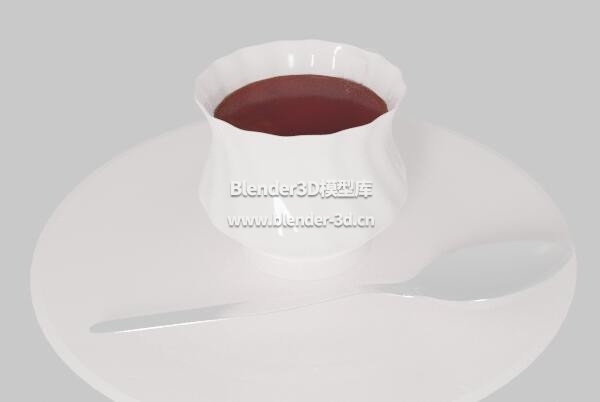 白瓷杯子碟子茶