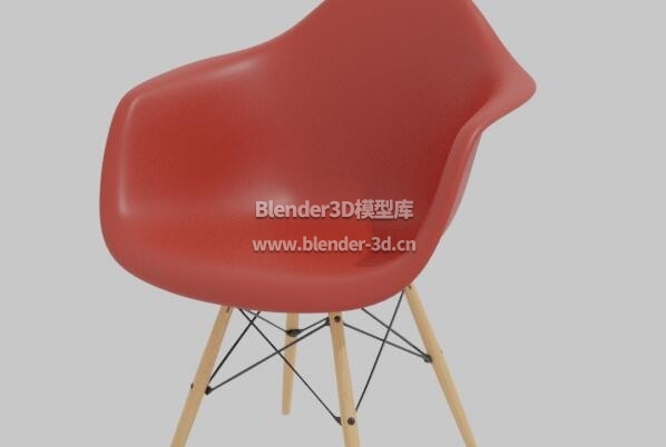红色Eames伊姆斯椅子