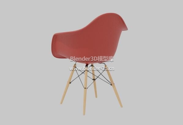 红色Eames伊姆斯椅子