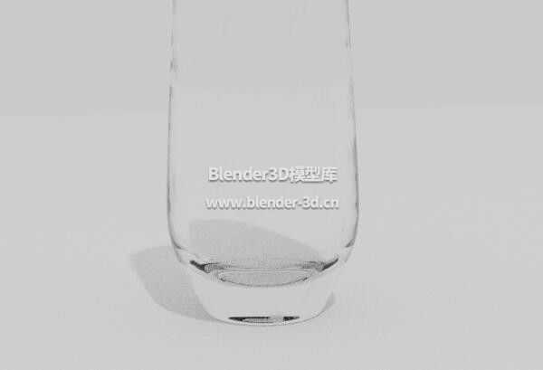 指纹印玻璃长水杯