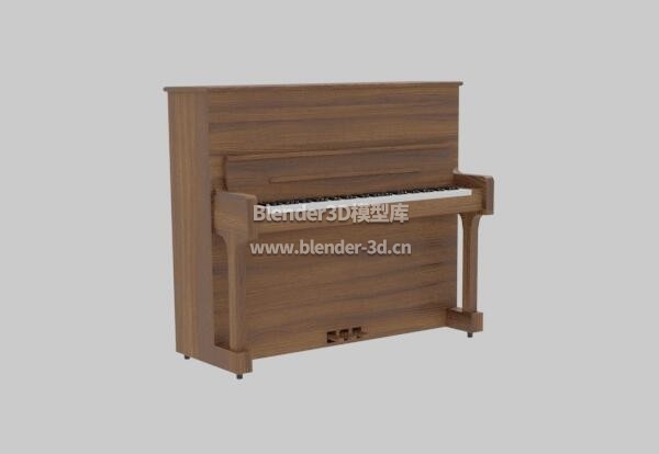 实木立式钢琴