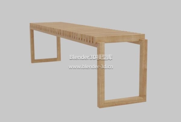 木框架长椅子凳子