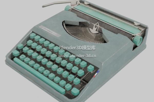 绿色爱马仕Hermes便携式打字机